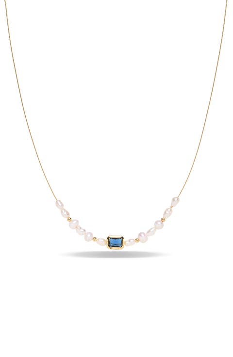 Clara Freshwater Pearl Pendant Necklace