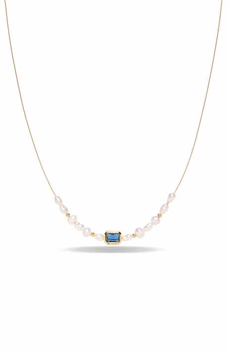 Clara Freshwater Pearl Pendant Necklace
