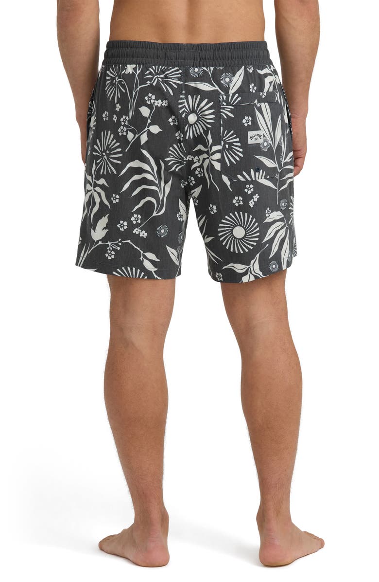 Billabong Cotton Blend Swim Shorts, Alternate, color, Dark Stone
