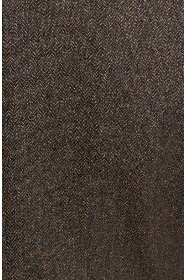 Trim Fit Tweed Sport Coat, Alternate, color, BROWN