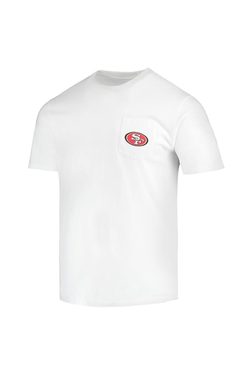 vineyard vines Men's Vineyard Vines White San Francisco 49ers Big & Tall Helmet T-Shirt, Alternate, color, White