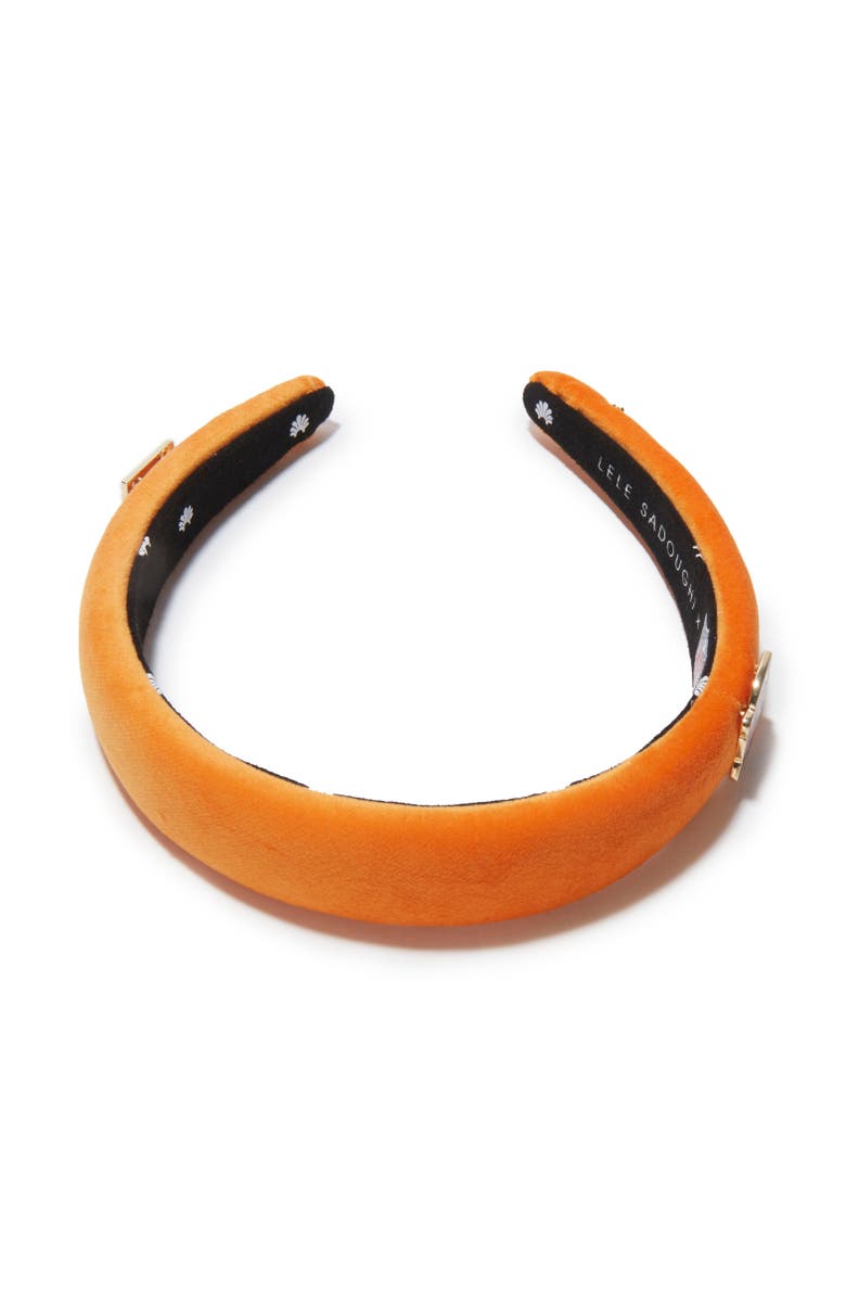 Lele Sadoughi Cincinnati Bengals Charlotte Headband, Alternate, color, Orange 800