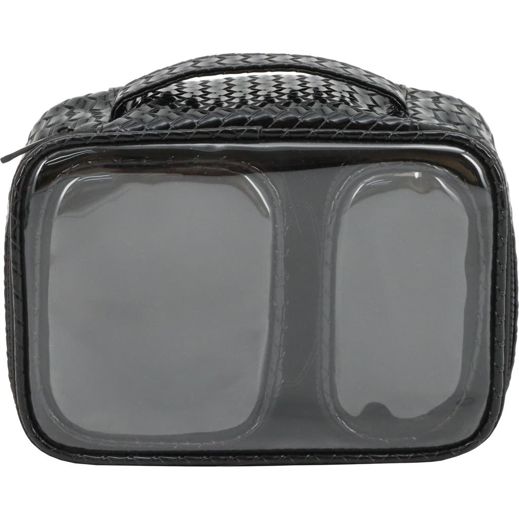 Mytagalongs Set Of 3 Cosmetic Bags In Black