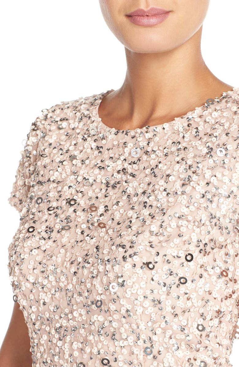 Adrianna Papell High/Low Taffeta Ball Skirt, Alternate, color, 