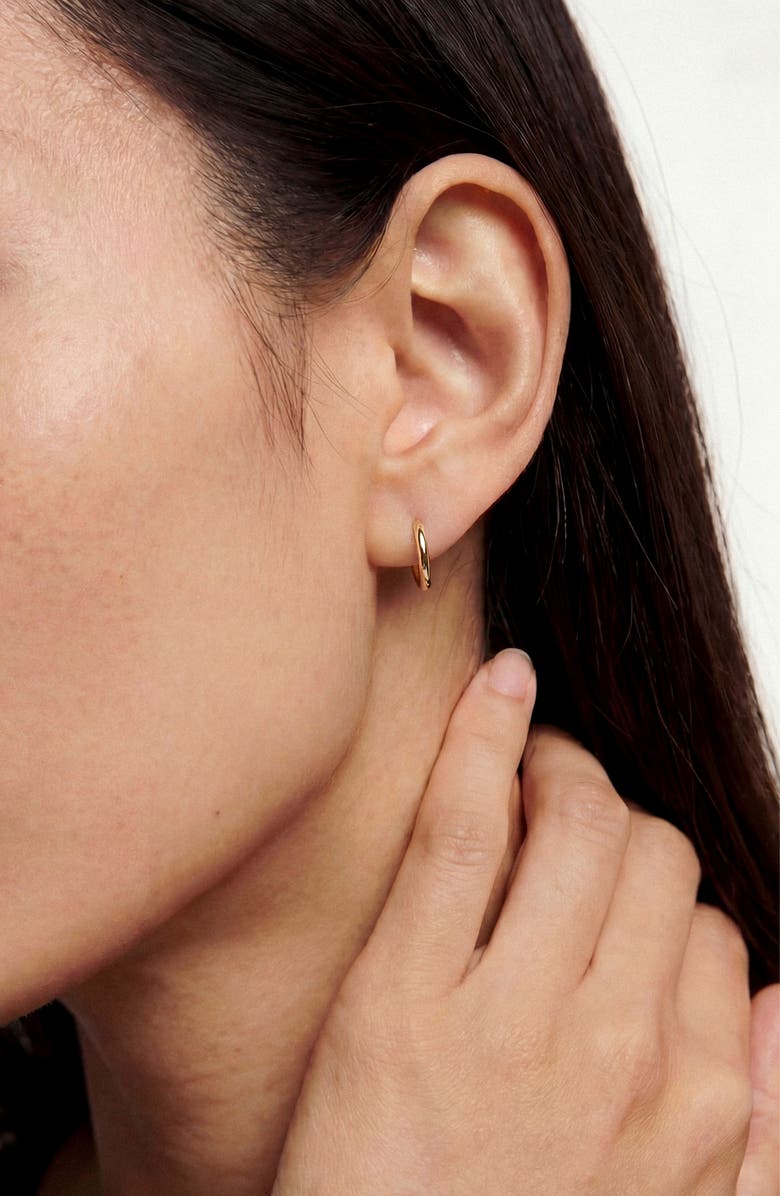 st. Moran Vega Set of 3 Hoop Earrings, Alternate, color, Gold