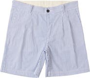 Fortela Striped Seersucker Bermuda Shorts