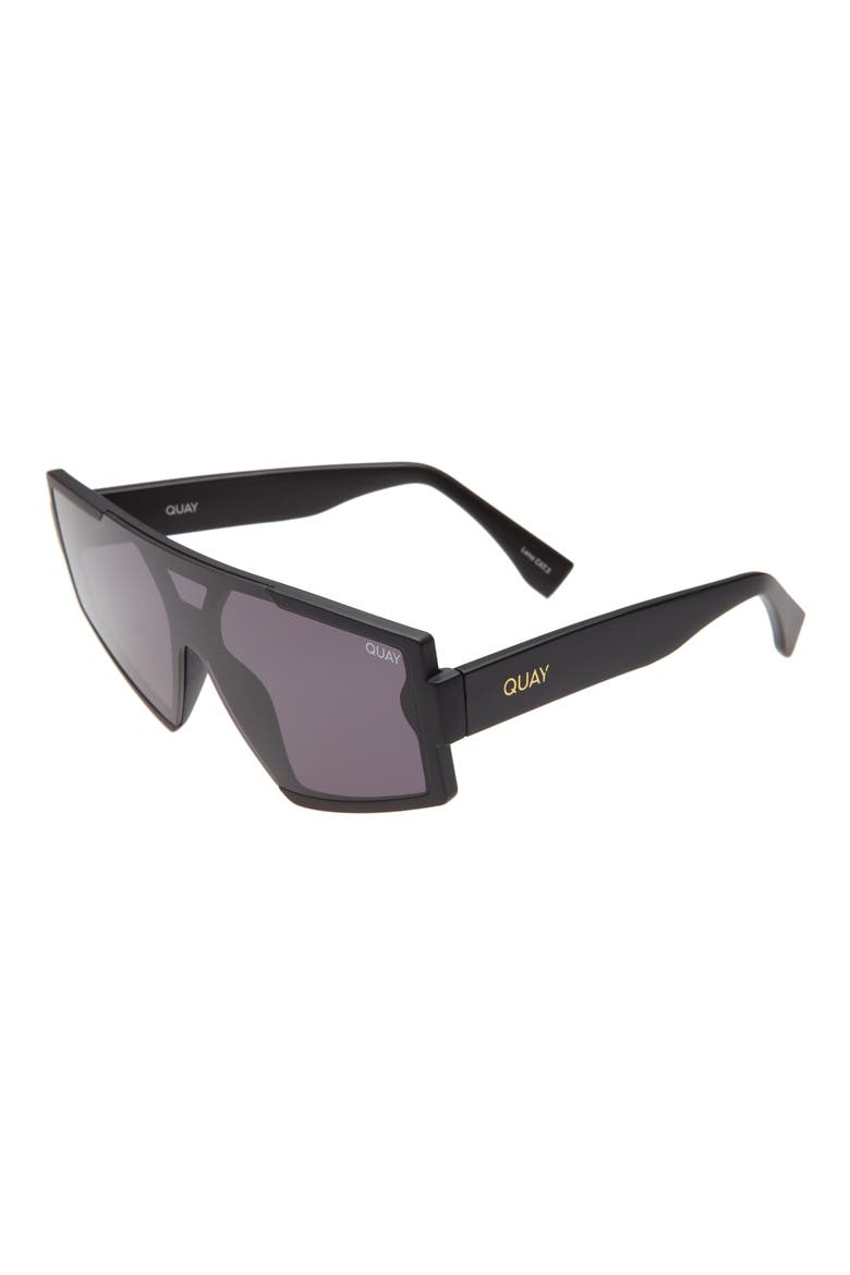Australia Space Age 65mm Sunglasses, Alternate, color, MATTE BLACK/ BLACK LENS