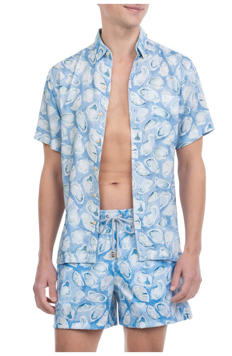 Kenny Flowers The Nanshucket - Short Sleeve Shirt, Alternate, color, Light Blue