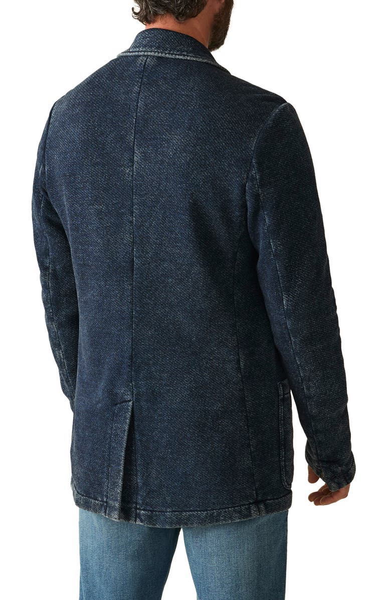 Faherty Inlet Cotton Knit Blazer, Alternate, color, Hendricks Indigo