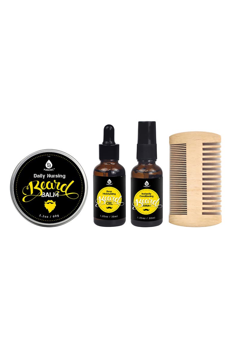 Beard Grooming Essentials Kit, Alternate, color, Multicolor