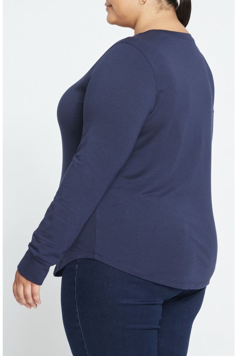 T Rex Long Sleeve Tee, Alternate, color, MIDNIGHT BLUE