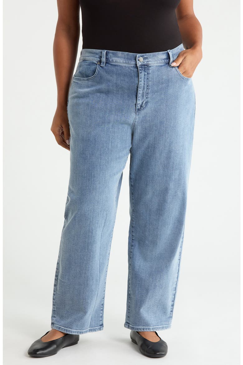 Ankle Straight Leg Jeans, Main, color, CLOUD INDIGO
