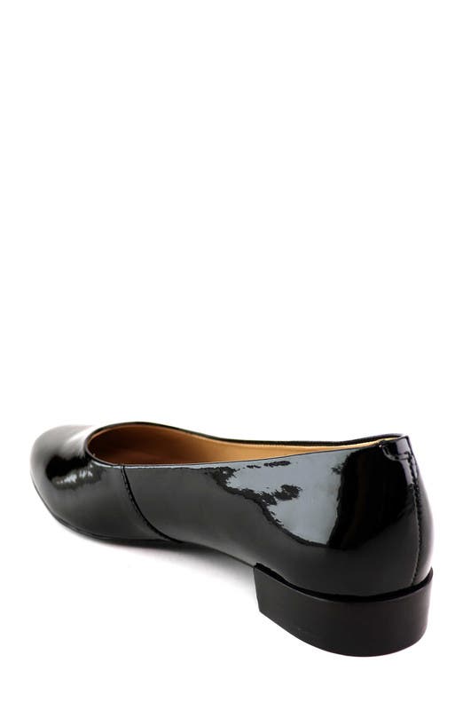 Marc Joseph New York Madison Leather Flat, Alternate, color, Black Soft Patent