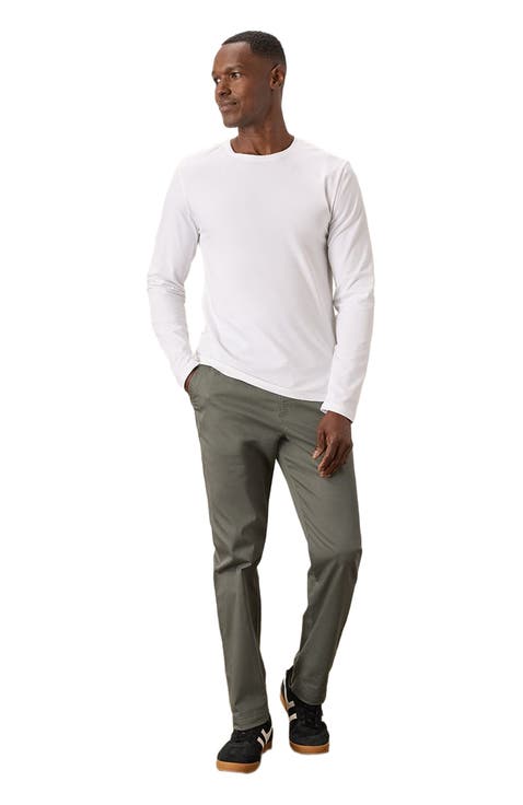 Luxe Essential Slim Long Sleeve Tee Made With Organic Cotton