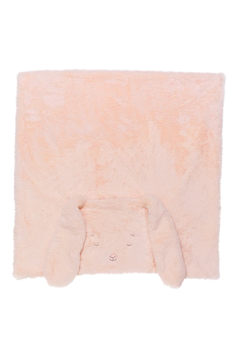 Tuck-Me-In Blanket, Alternate, color, BLOSSOM BUNNY