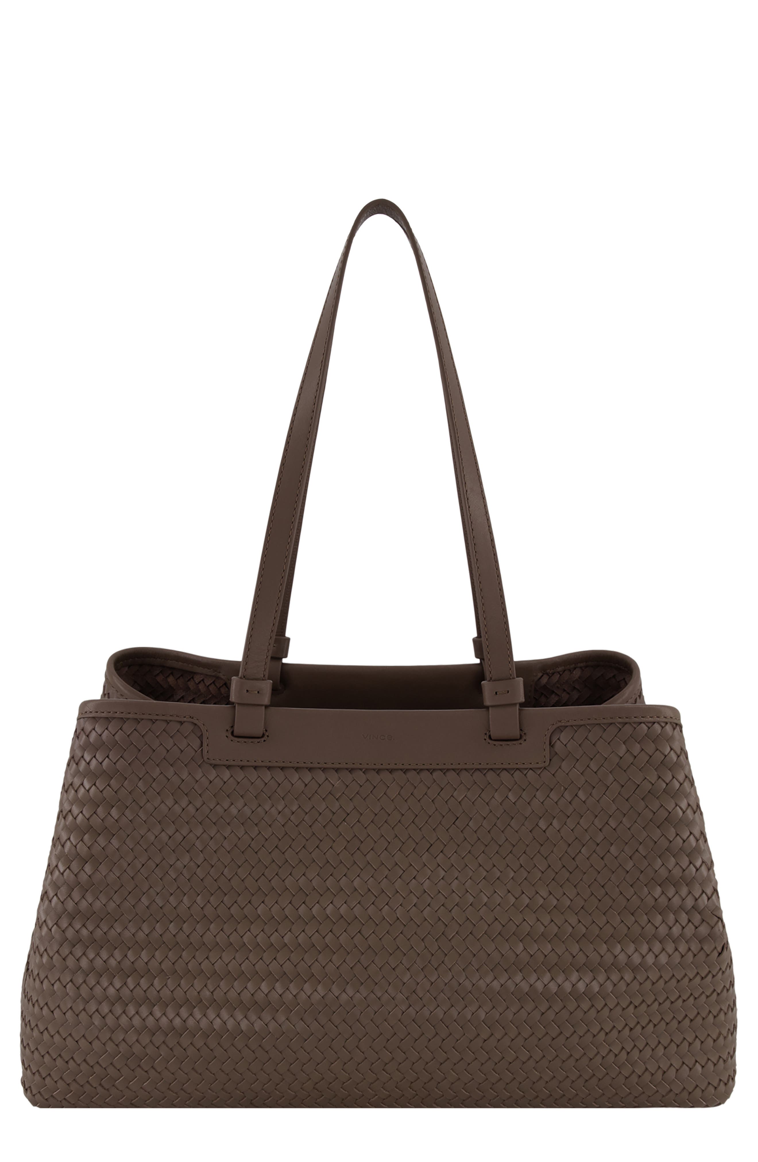Marin East/West Woven Leather Tote, Main, color, DATE