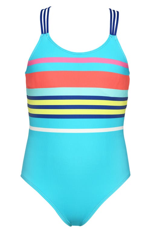 Hobie Kids' Sail Stripe One-Piece Swimsuit in Blue Multi  product