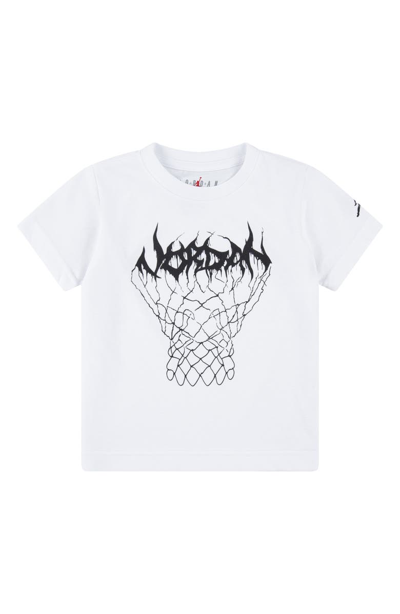 Jordan Kids' Sport Cotton Graphic T-Shirt, Main, color, White