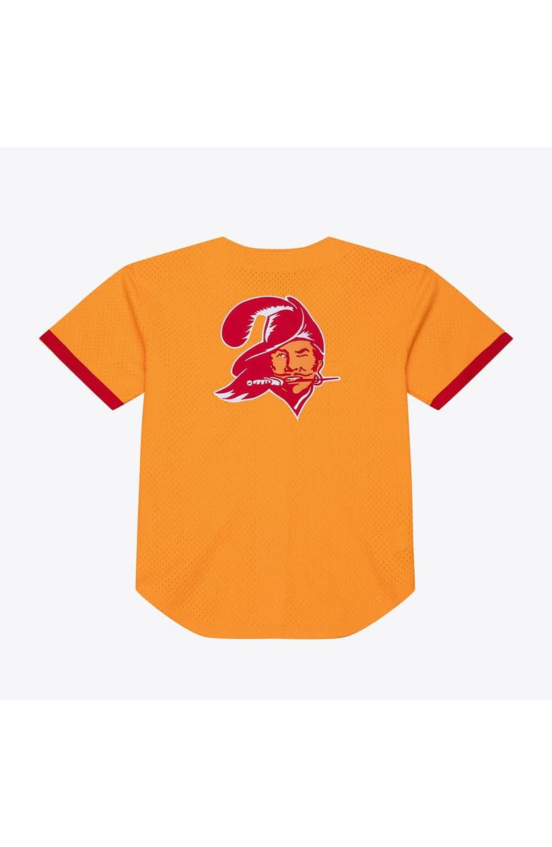 Mitchell & Ness Men's Mitchell & Ness Orange Tampa Bay Buccaneers Head Coach Mesh Full-Button Fashion Jersey, Alternate, color, Orange