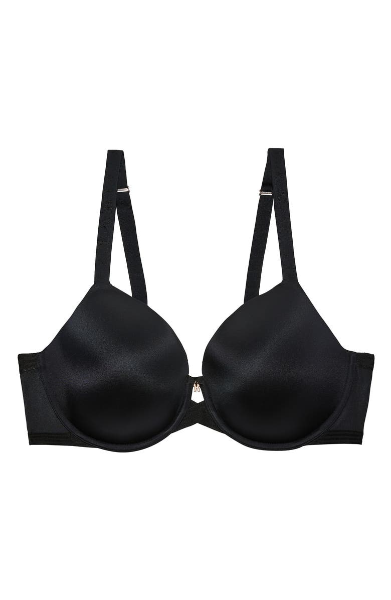 SAVAGE X FENTY Core Microfiber T-Shirt Bra, Main, color, Black Caviar