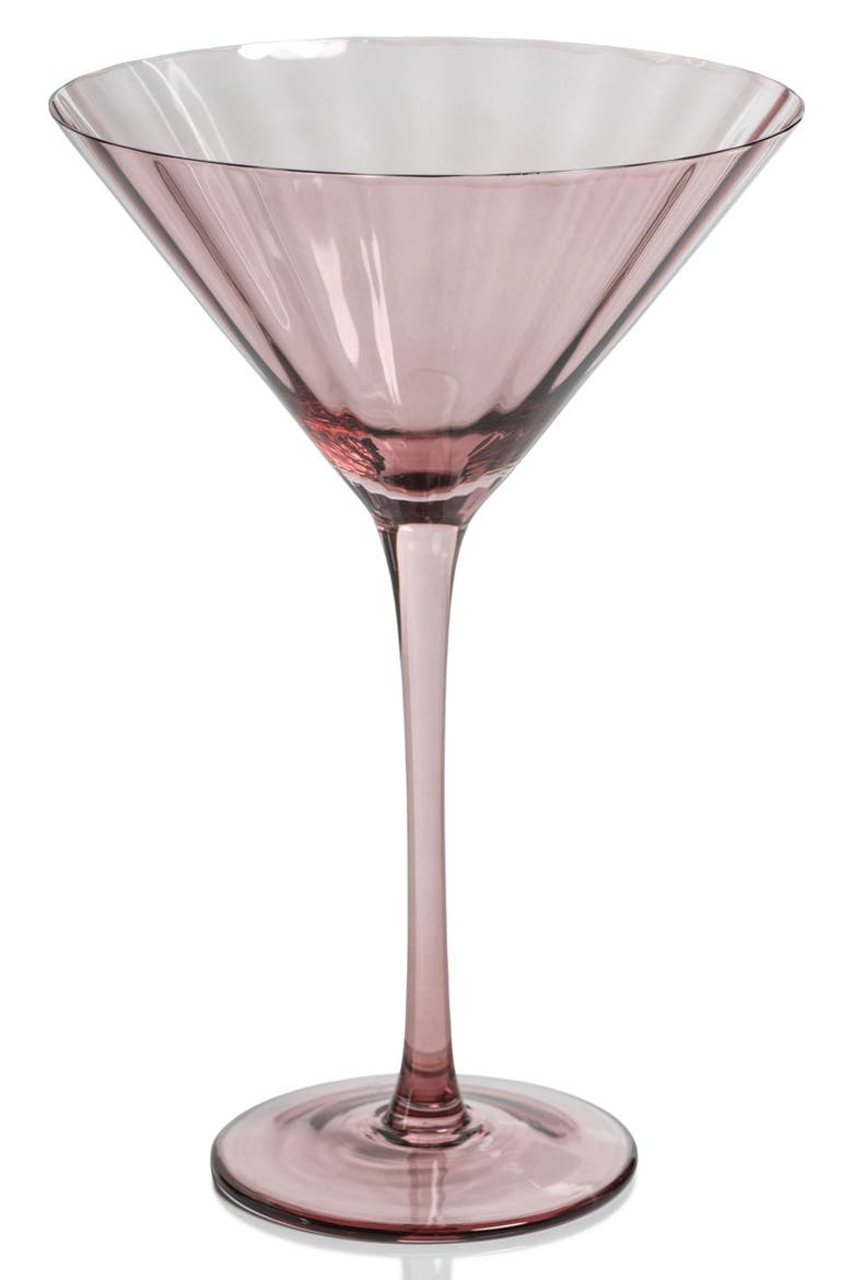Malden Optic Set of 4 Martini Glasses, Main, color, PURPLE