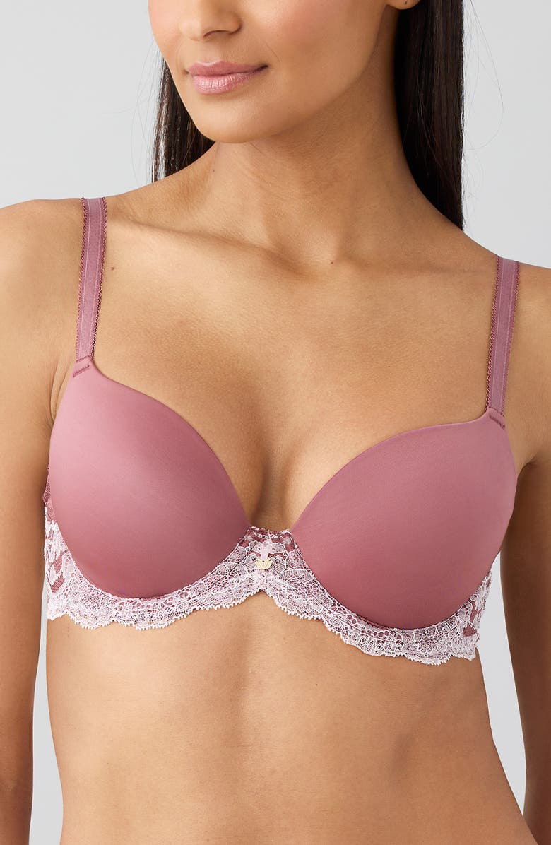 Wacoal Modern Affair Underwire Contour Bra, Main, color, Rose Brown/ Cradle Pink