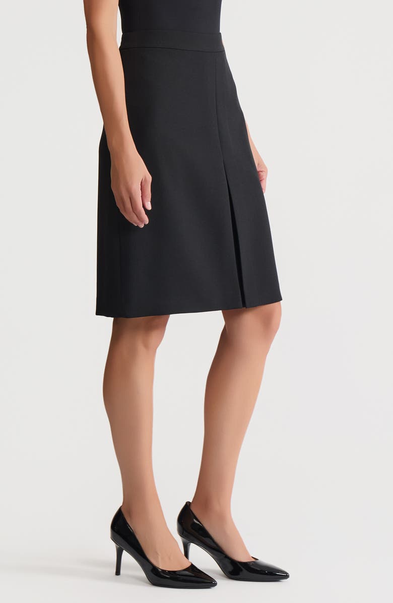 KASPER Pleat Front Pencil Skirt, Alternate, color, Black