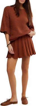Free People Kenzie Sweater & Skirt Set