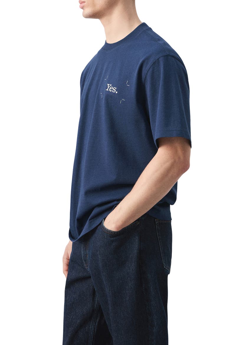 x Fantastic Man Yes Graphic T-Shirt, Alternate, color, INK BLUE