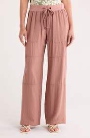 Sanctuary Twill Wide Leg Pants