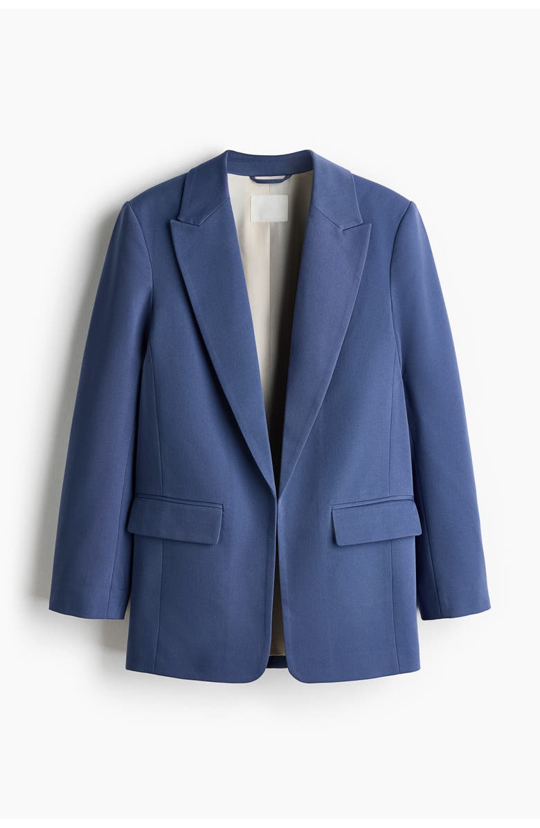 H&M Throw-on Blazer, Main, color, Pigeon Blue