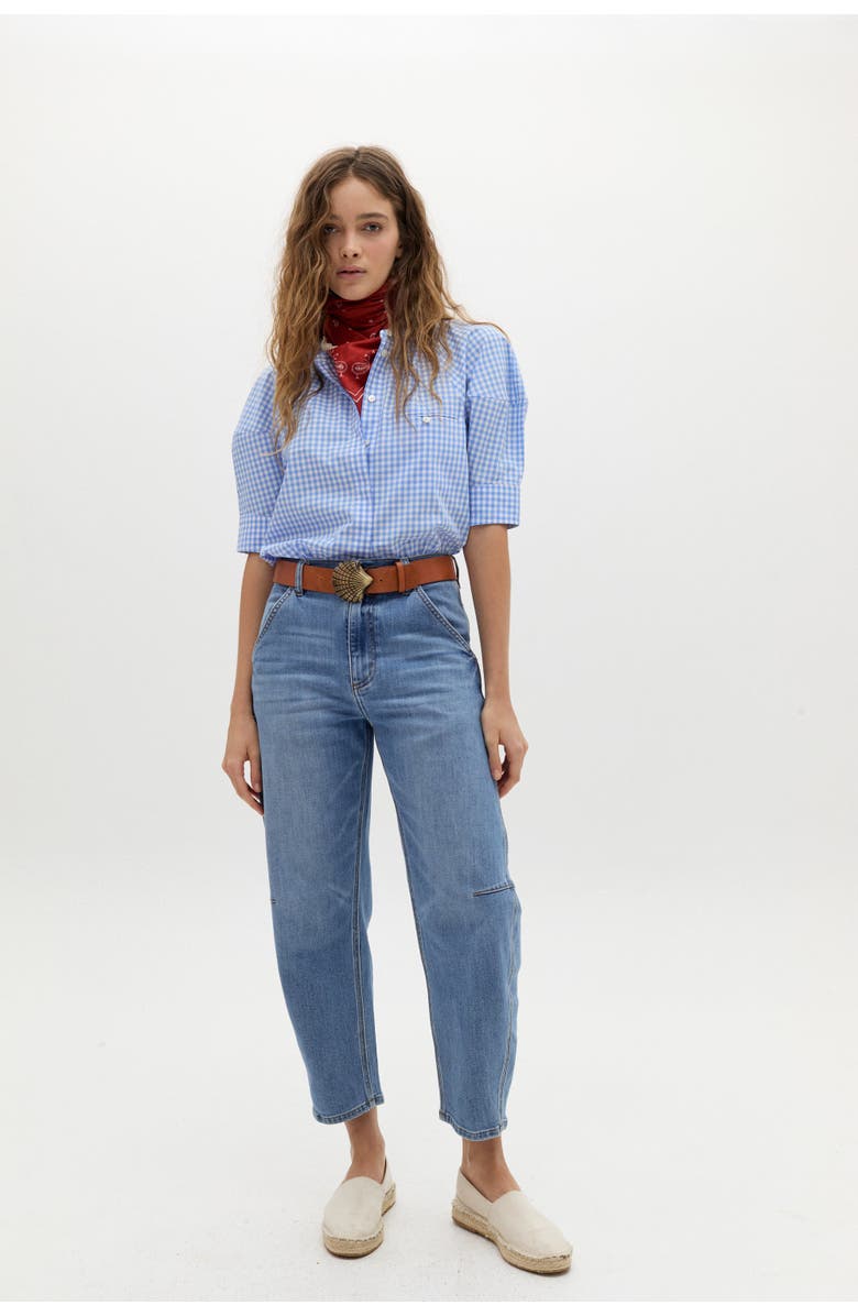 LANHTROPY Ambar Denim Pants, Alternate, color, Washed Indigo