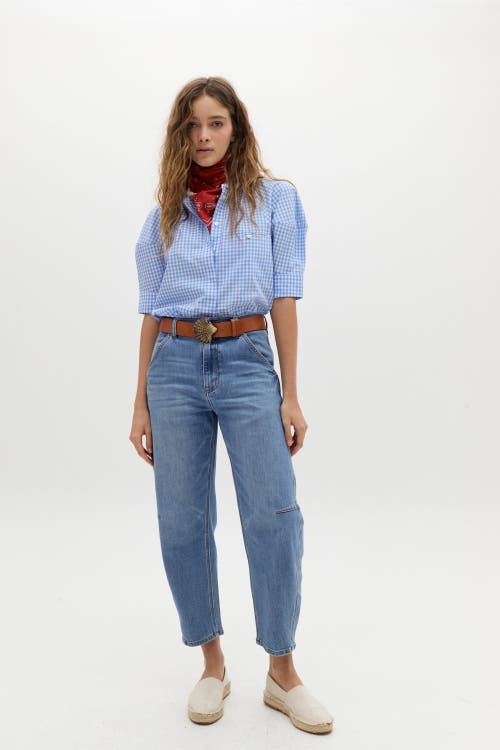 Lanhtropy Ambar Denim Pants In Blue