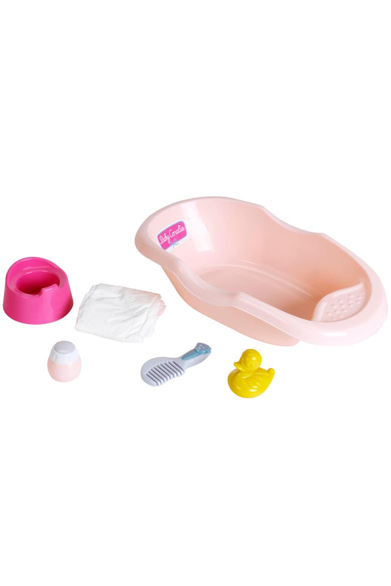 Baby Coralie Bathtub 6 Piece Set, Main, color, Multicolored