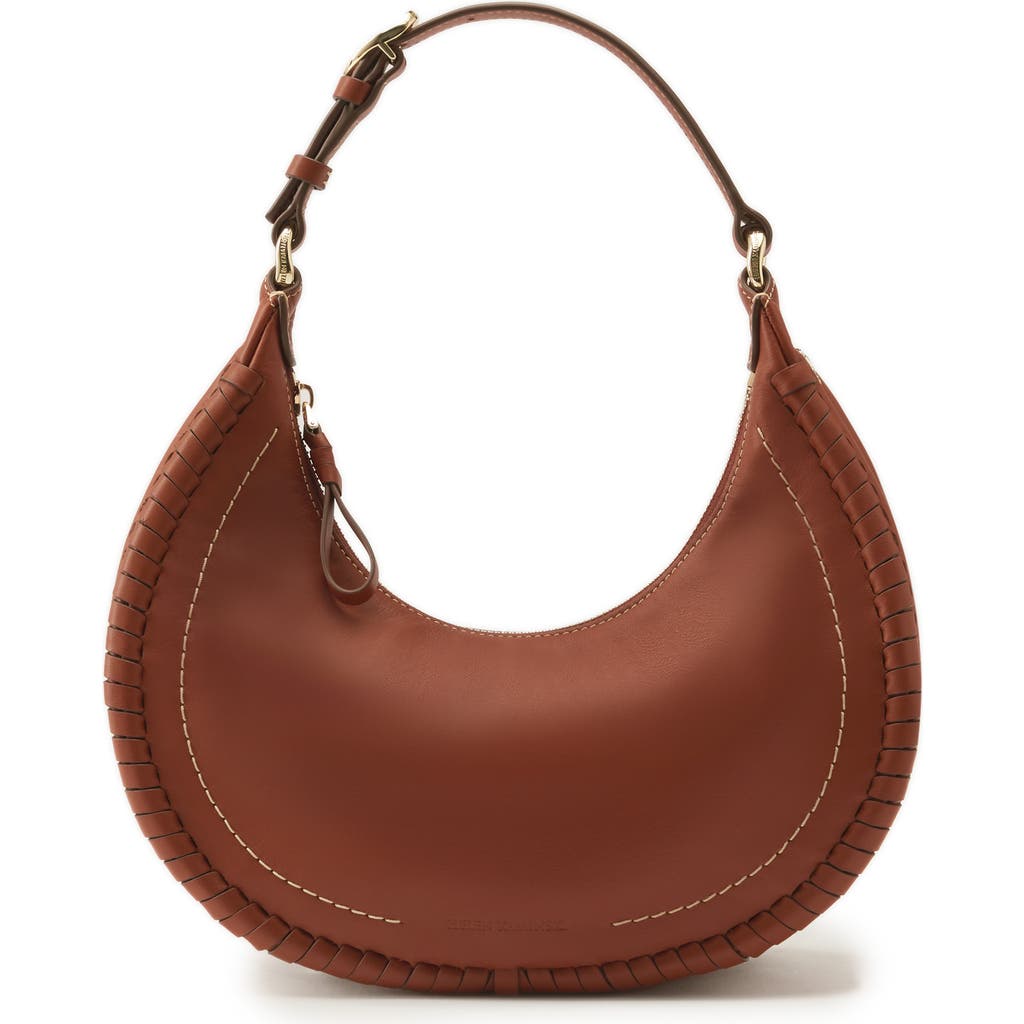 Helen Kaminski Soleil Leather Hobo Bag In Brown