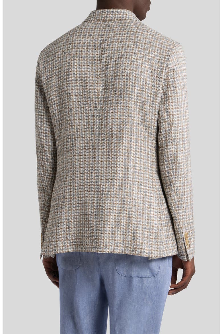 Roma Check Wool & Silk Blend Sport Coat, Alternate, color, VAR. MULTICOLOR F.DO BIANCO