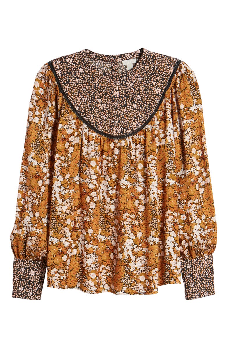 Hinge Mix Print Top, Alternate, color,