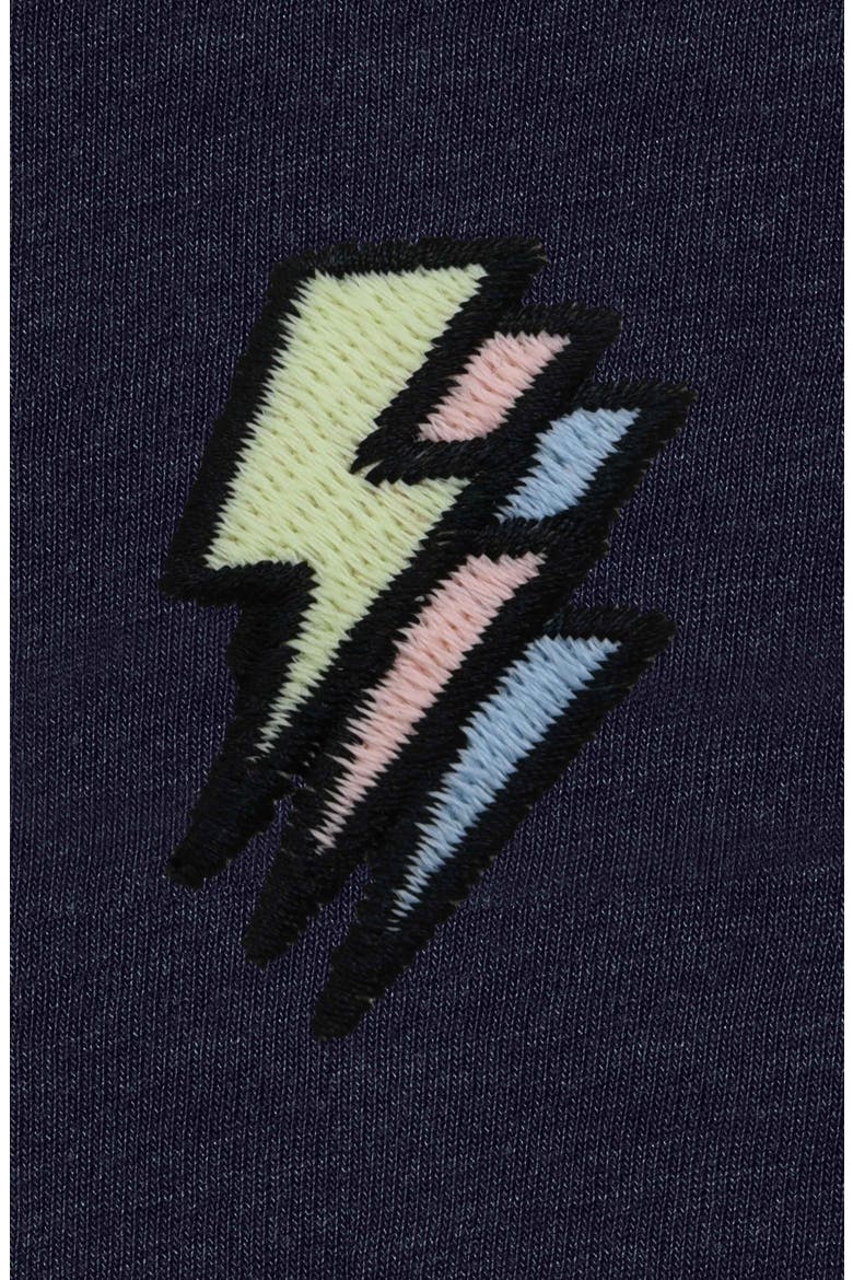 Lightning Fleece Sweatshirt, Alternate, color, Heather Navy