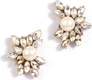 Deepa Gurnani Sahana Imitation Pearl Stud Earrings