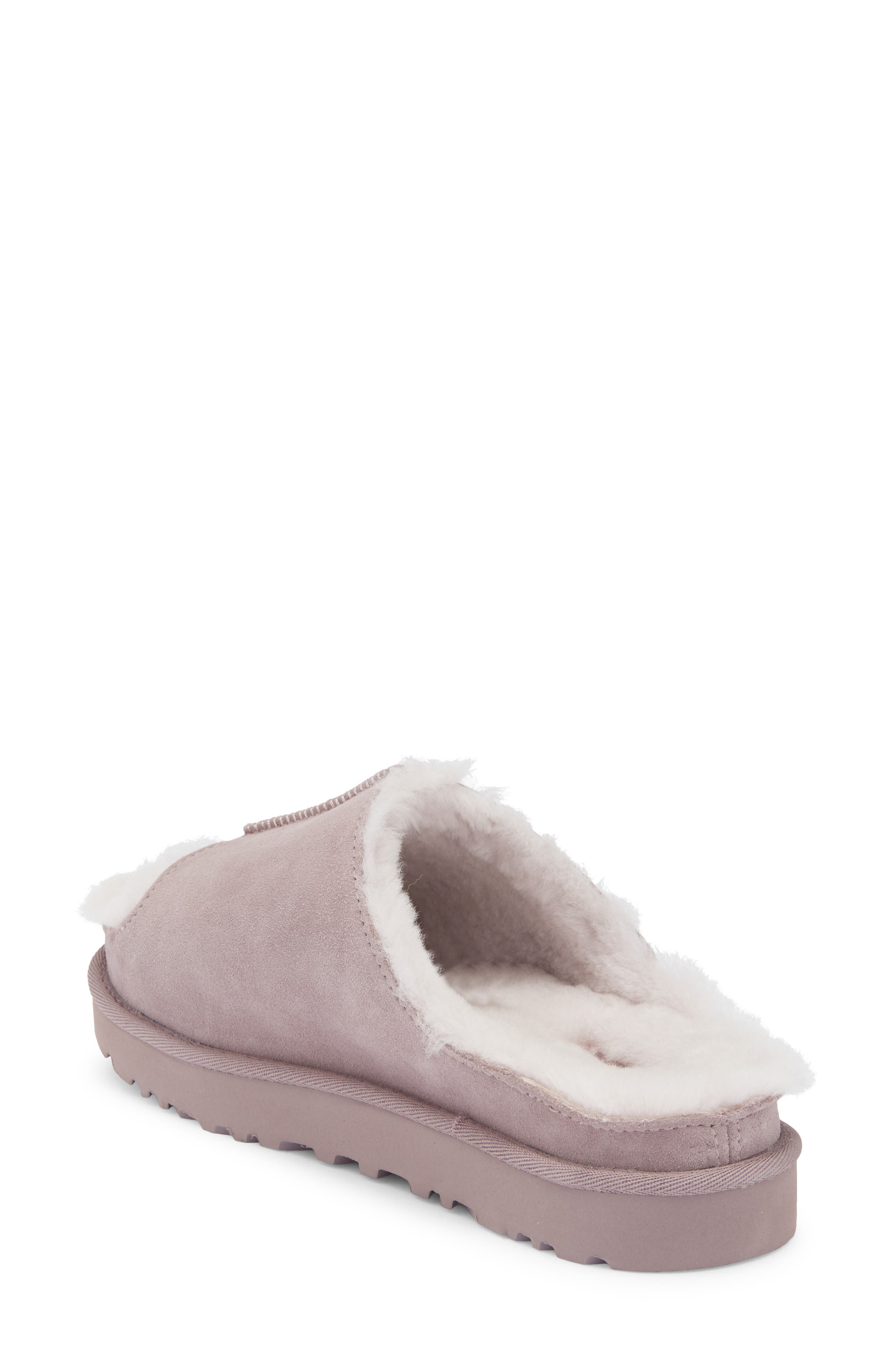UGG<sup>®</sup> Greenport Genuine Shearling Lined Platform Slide Sandal, Alternate, color, Sugarplum