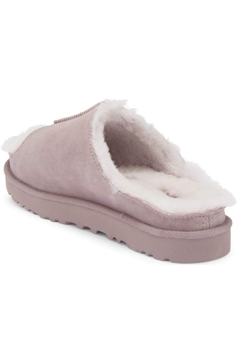 UGG<sup>®</sup> Greenport Genuine Shearling Lined Platform Slide Sandal, Alternate, color, Sugarplum
