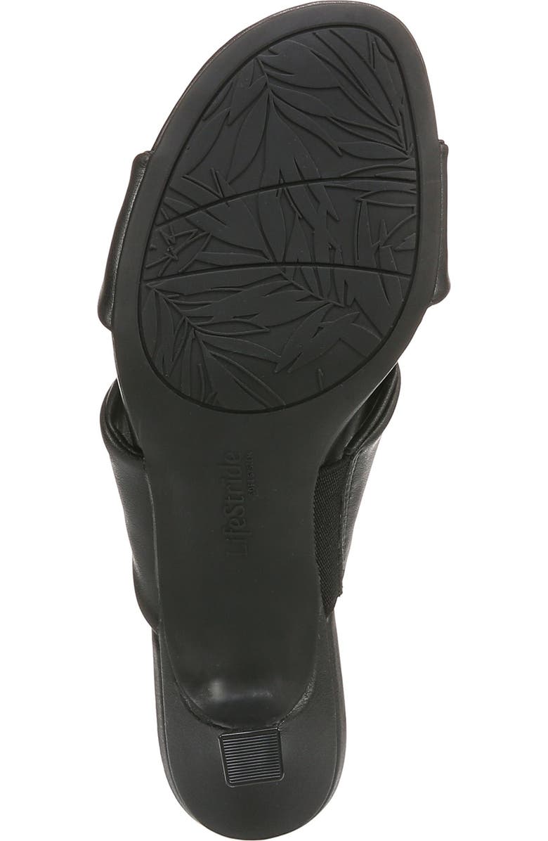 LifeStride Nori Sandal - Wide Width Available, Alternate, color, Black