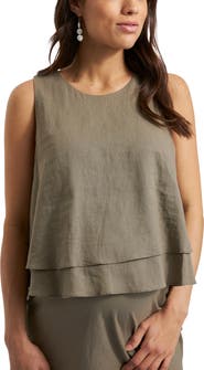 Ripe Maternity Peyton Linen Nursing Top