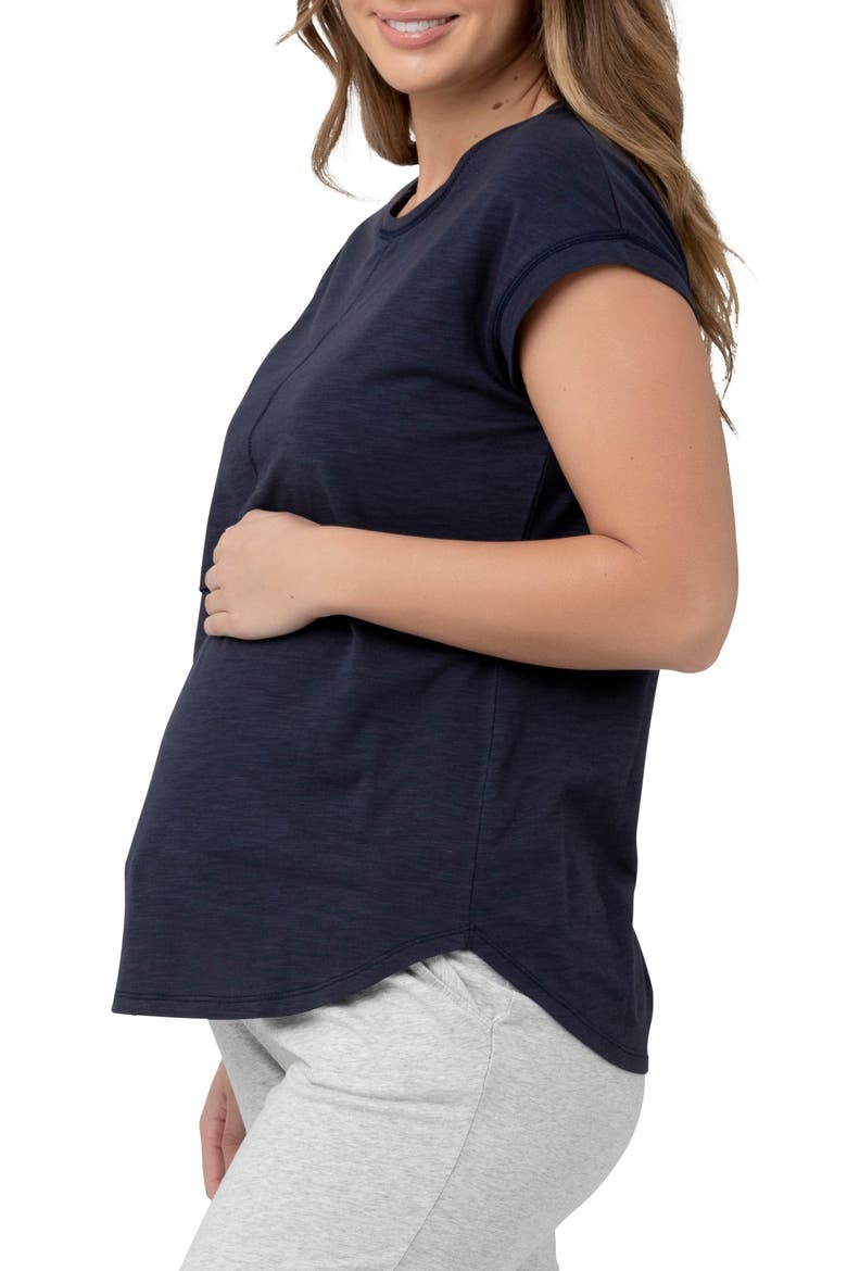 Richie Nursing Shirt, Alternate, color, INDIGO