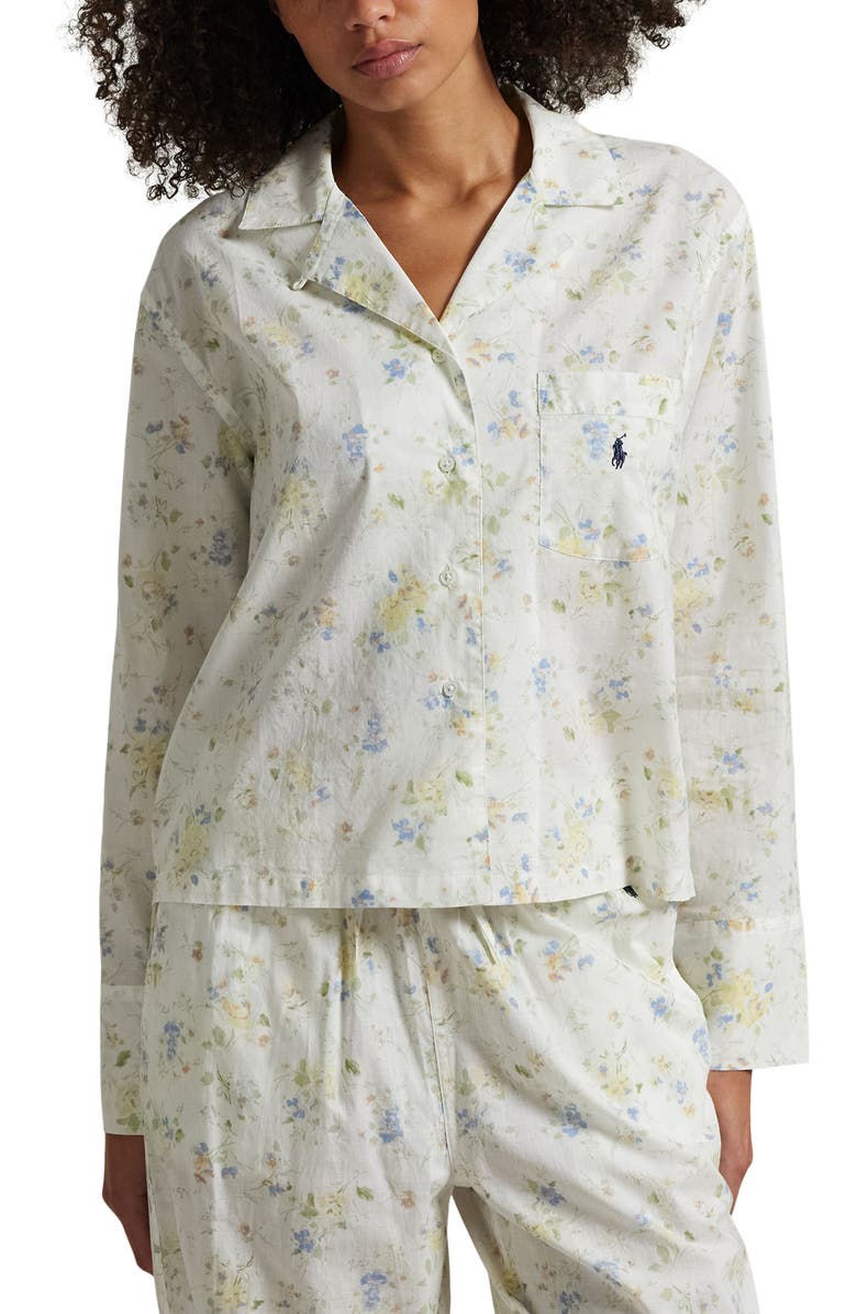 Polo Ralph Lauren Cotton Pajamas, Alternate, color, Botanical Floral