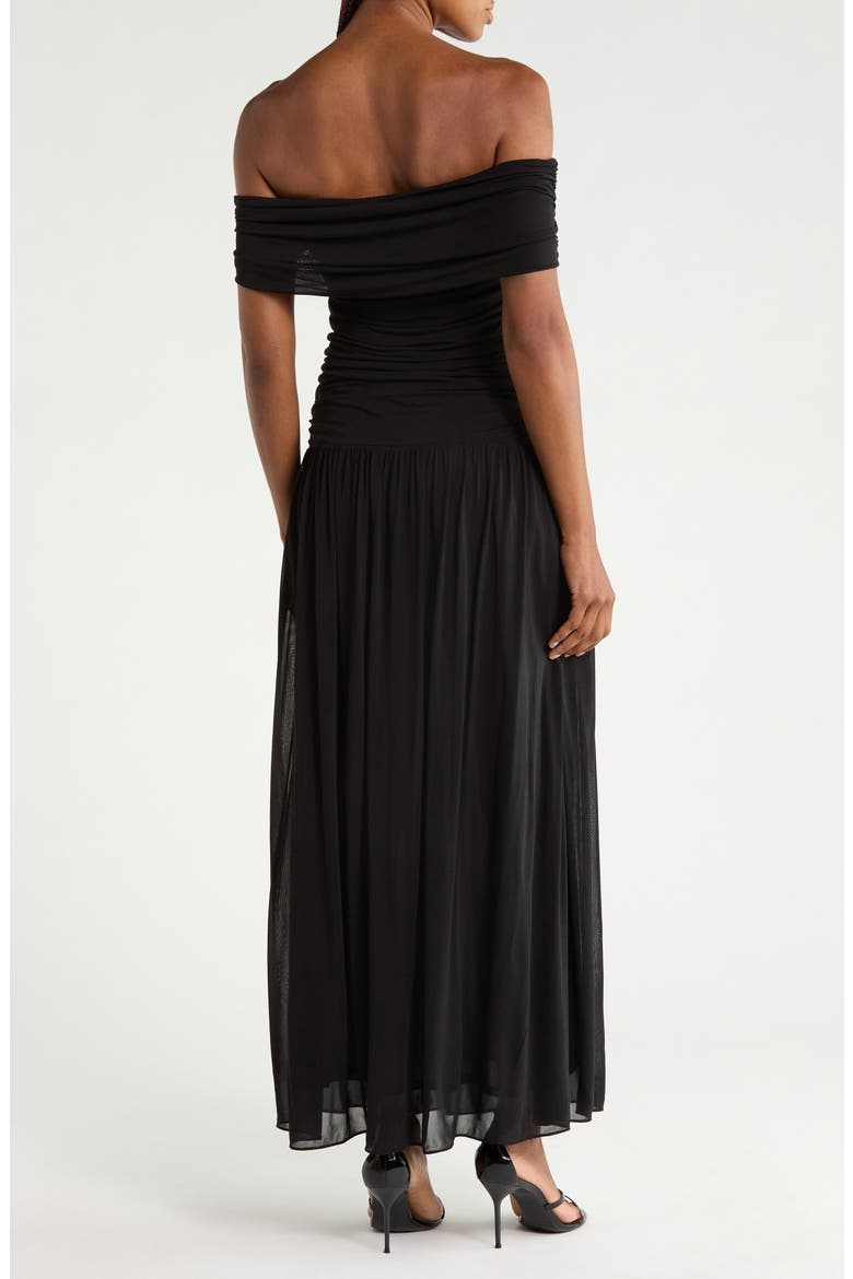 Cynthia Cowl Neck Dress, Alternate, color, BLACK
