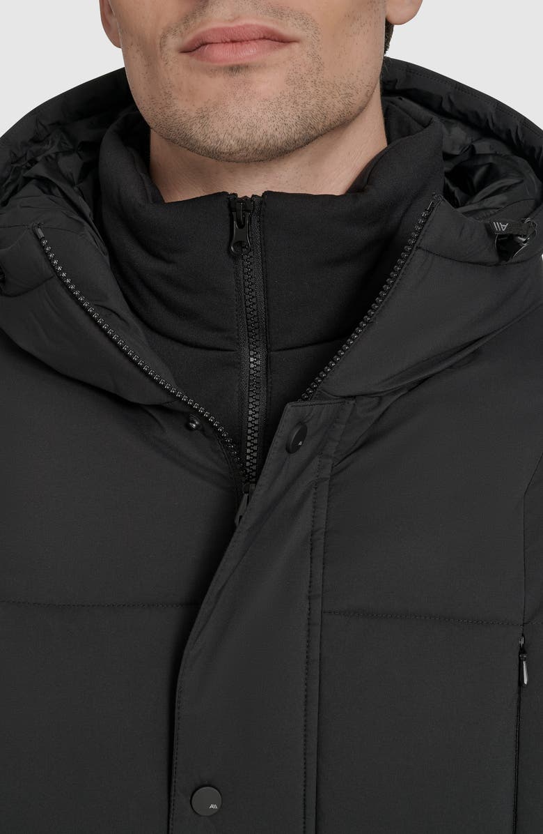 Andrew Marc The Millstream Parka, Alternate, color, Black