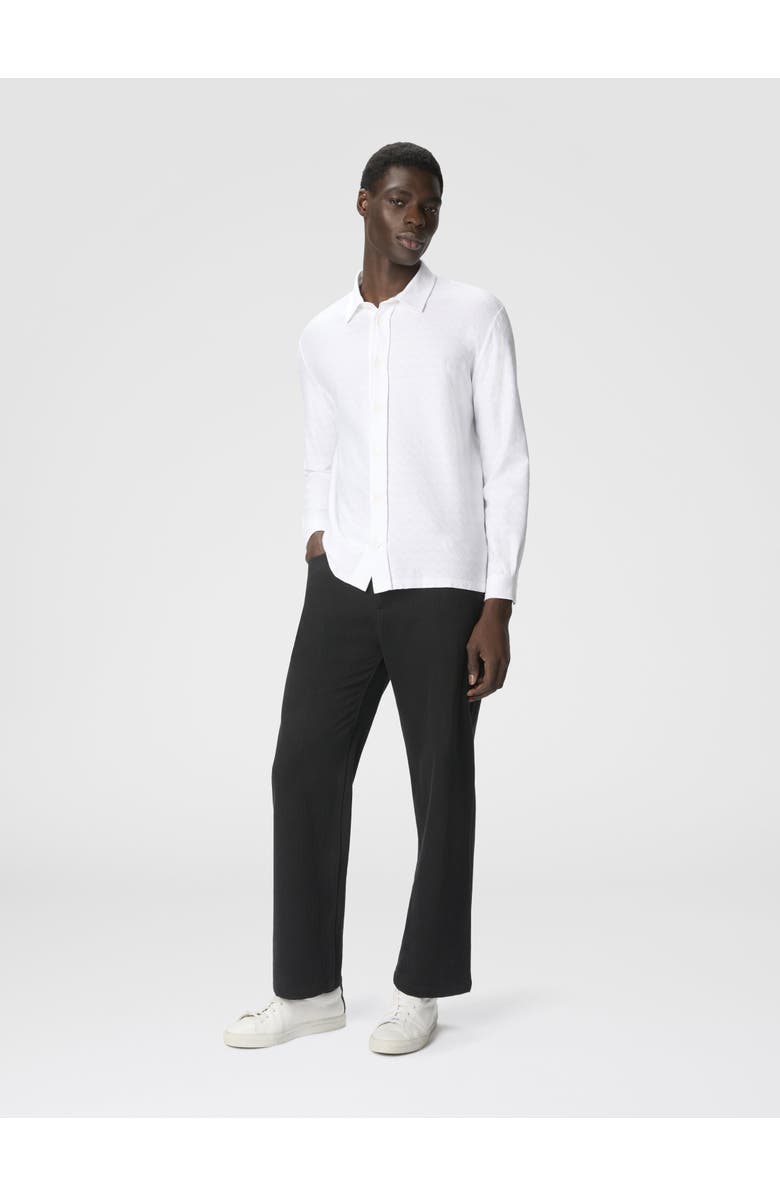 Missoni Zigzag Jersey Cotton Shirt Tone On Tone, Alternate, color, White