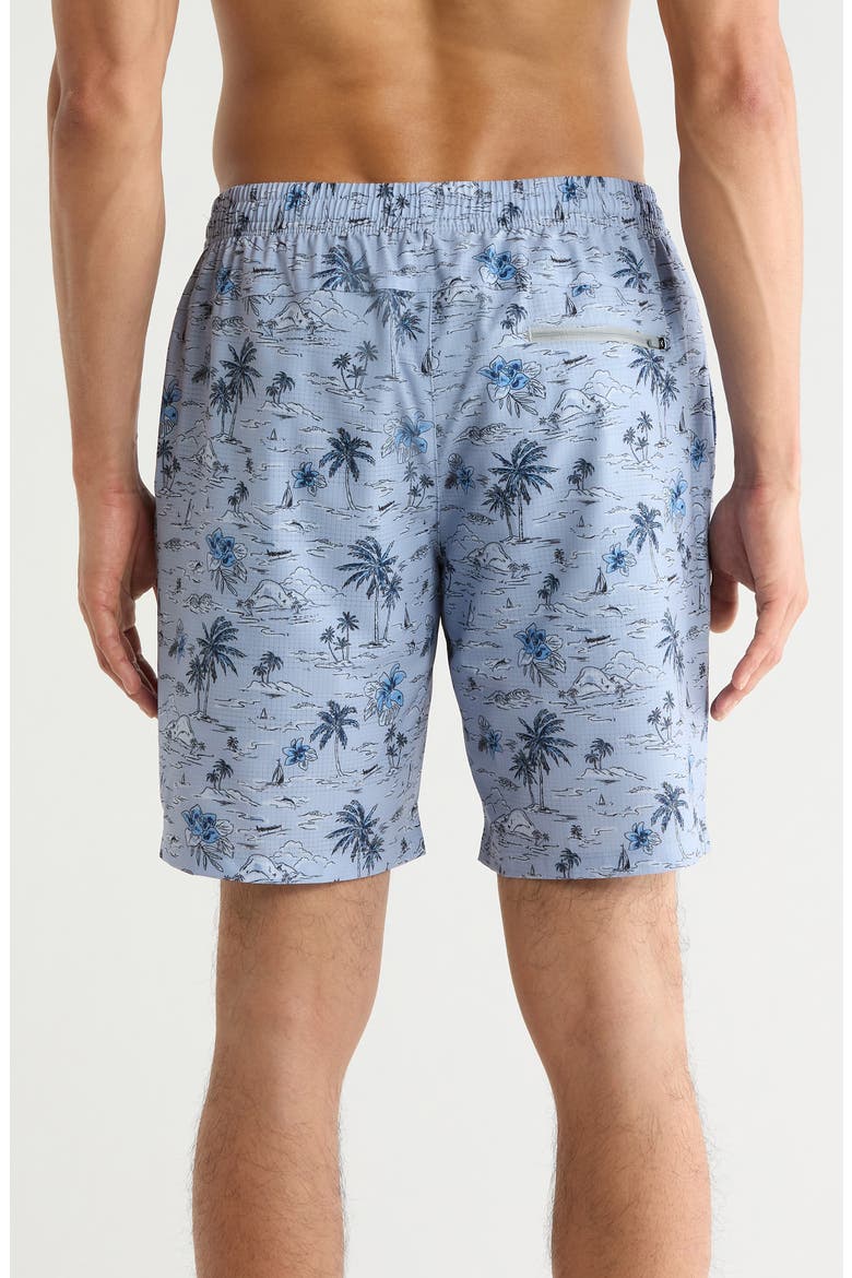 Huntington Beach Views 8-Inch Hybrid Swim Trunks, Alternate, color, EVERTIDE