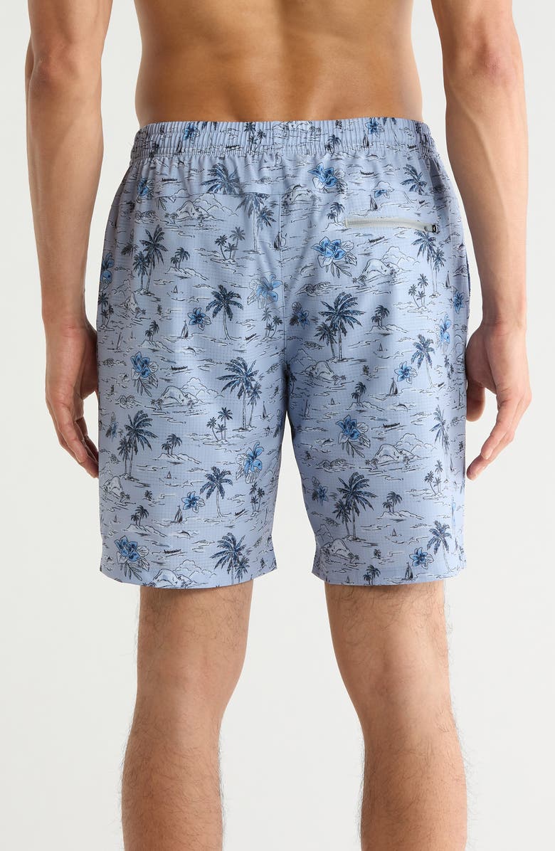 Tommy Bahama Huntington Beach Views 8-Inch Hybrid Swim Trunks, Alternate, color, Evertide